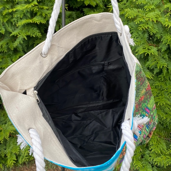 RARE! Book Garden Weekender Tote Bag | EXTRA Large - Picture 4 of 4